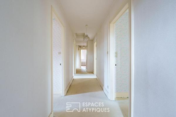 Appartement à réinventer avec vue sur parc boisé