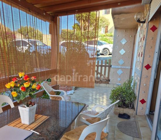 Sant Ambroggio : T2 39 m² avec jardin proche commerces et plages
