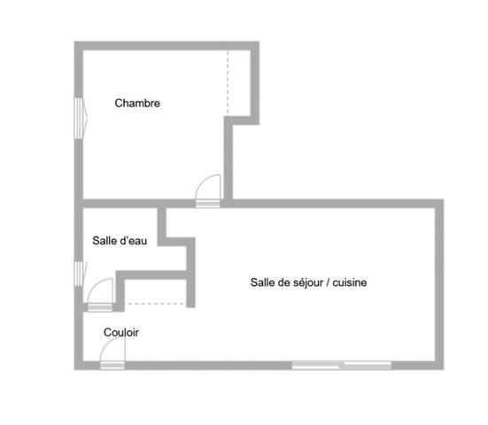 Sant Ambroggio : T2 39 m² avec jardin proche commerces et plages