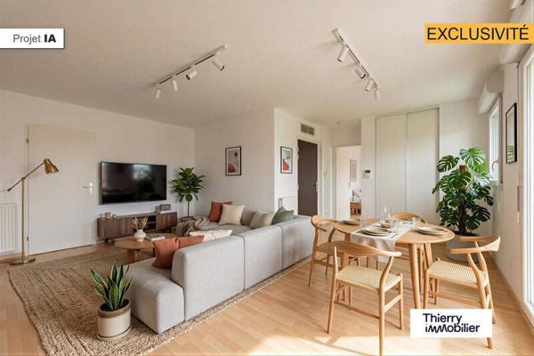 Appartement 3 pièces                                        - 44200 Nantes - Gare Sud - Malakoff Réf : 131001