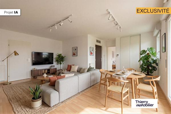 Appartement 3 pièces                                        - 44200 Nantes - Gare Sud - Malakoff Réf : 131001