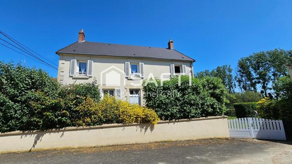 Maison de campagne avec 4 chambres, 1645 m² de terrain et sa grange de 80 m².