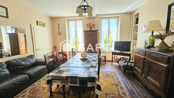 Maison de campagne avec 4 chambres, 1645 m² de terrain et sa grange de 80 m².