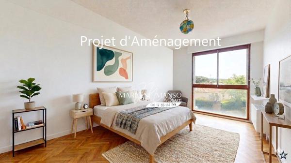 T3/T4 de 86 m² à rafraichir avec ascenceur