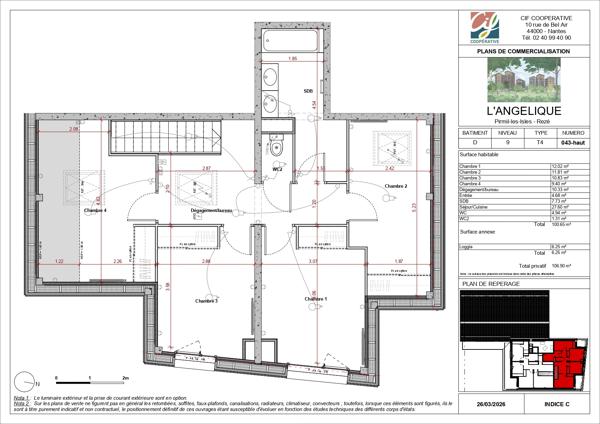 Appartement T5 et plus