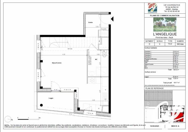 Appartement T5 et plus