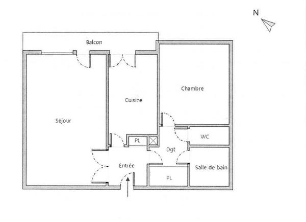 Annecy centre - F2 51 M² meublé