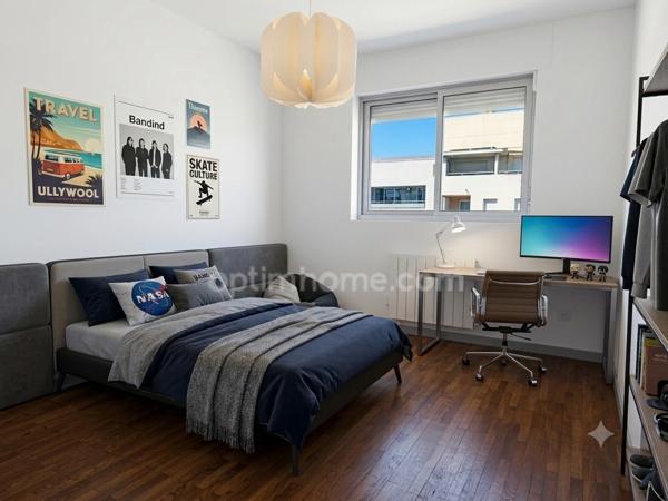 VILLEURBANNE – à vendre T4, 3 chambres, traversant rénové de 90 m² avec balcon, cave
