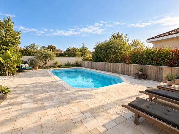 Maison familiale avec piscine et garage