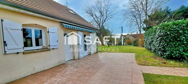 Lumineuse contemporaine 4 chambres sur 538m² de jardin !!!