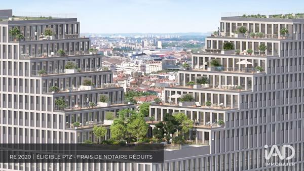 Appartement à vendre 4 pièces 93 m² Lyon 3