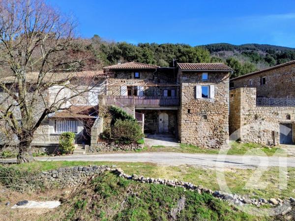 Maison à vendre  4 pièces - 80 m2 CHIROLS - 07