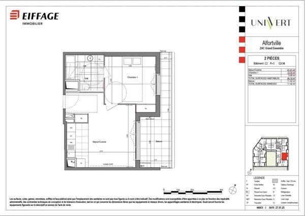 Location Appartement 2 pièces 40.1 m² - Alfortville 94140