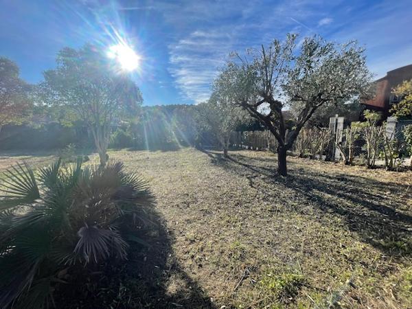 Cassis (13260) superbe terrain plat, constructible et plein Sud