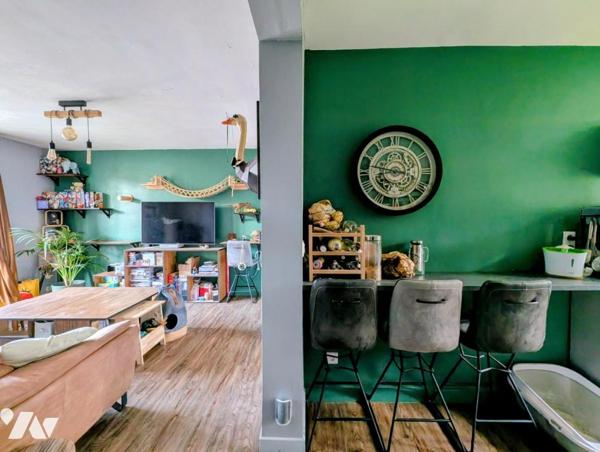 Nantes - Procé - Appartement 51,29m²- deux chambres - garage