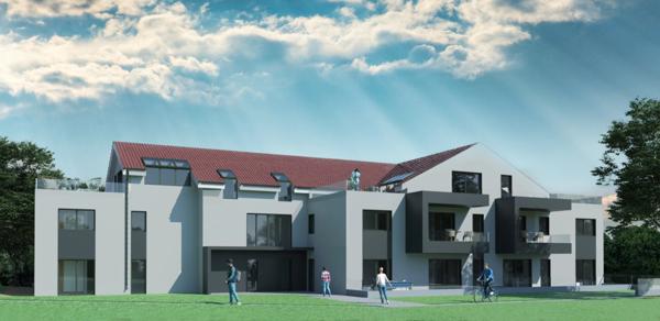 Ay-sur-Moselle – T3 de 61 m² avec terrasse de 23m², cave et stationnement en sous-sol