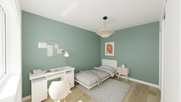 Ay-sur-Moselle – T3 de 61 m² avec terrasse de 23m², cave et stationnement en sous-sol