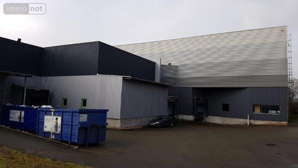 Entrepôt et bureaux à vendre à La-Ferté-Bernard dans la Sarthe (72400), ref : 365