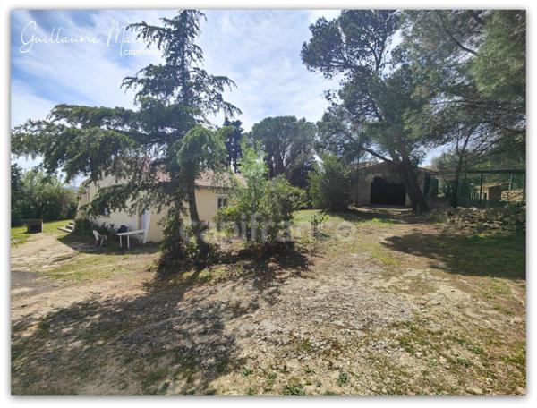 Exclusivité - Villa de plain-pied 4 pièces 95m² sur grand terrain constructible proche de PEZENAS (34120)