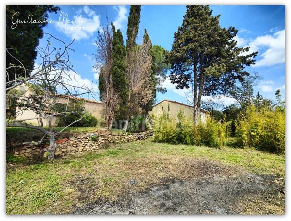 Exclusivité - Villa de plain-pied 4 pièces 95m² sur grand terrain constructible proche de PEZENAS (34120)