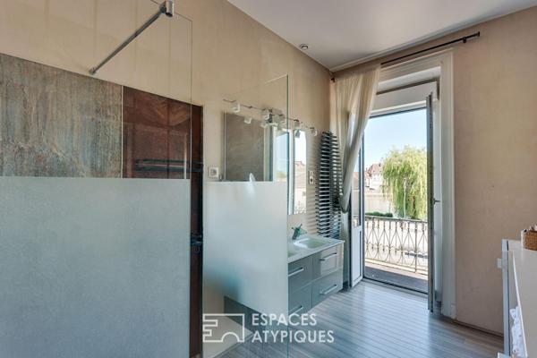 Maison bourgeoise rénovée avec piscine sur les bords de Saône