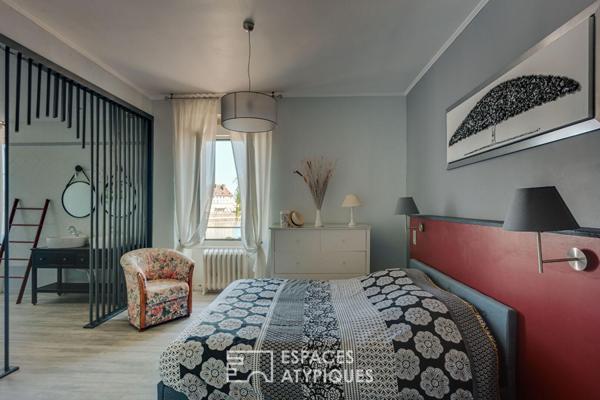 Maison bourgeoise rénovée avec piscine sur les bords de Saône