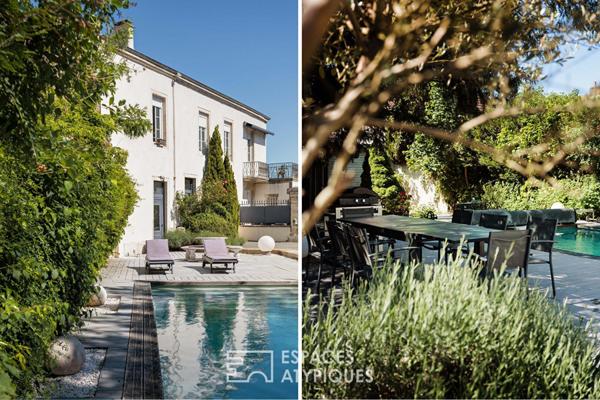 Maison bourgeoise rénovée avec piscine sur les bords de Saône