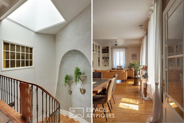Maison bourgeoise rénovée avec piscine sur les bords de Saône