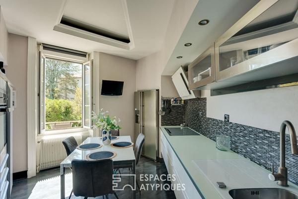 Maison bourgeoise rénovée avec piscine sur les bords de Saône