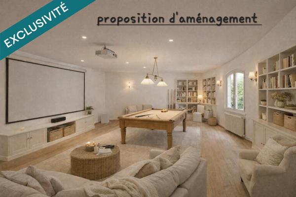 Maison de 146 m², jardin, vue château et fort potentiel d'aménagement : découvrez cette pépite à Grimaud !