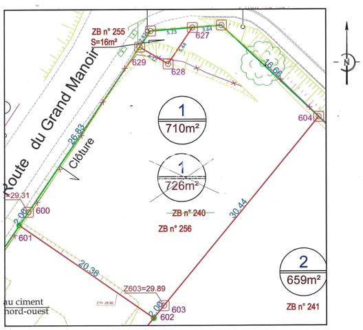 nouveau lotissement proche d'Avranches, libre de constructeur