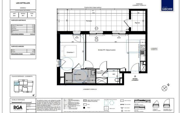 Appartement à vendre    2 pièces • 48,83 m2 Sarzeau