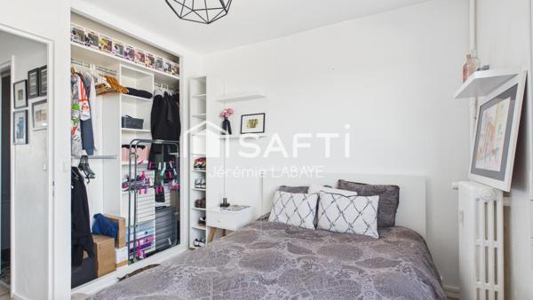 Bel appartement rénové avec balcon, cave et garage