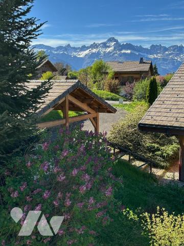 SAINT GERVAIS LES BAINS, magnifique chalet traditionnel rénové de 142 m2 avec vue Mont blanc