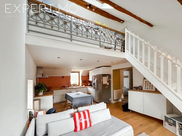 Boissy-sous-Saint-Yon (91790) Coup de cœur assuré ! appartement lumineux avec mezzanine, terrasse et parking – Vue dégagée sur le parc