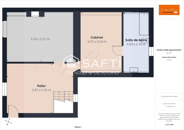 Maison de ville de charme en pierre avec jardin à Saint-Aignan-de-Couptrain