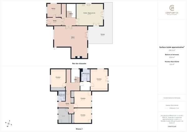 Maison à vendre  8 pièces - 262 m 2   RAMBOUILLET  - 78