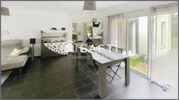 Maison de Plain-pied de 113m² sur 600 m² - 4 Ch - Garage - Jardin - au Calme