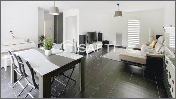 Maison de Plain-pied de 113m² sur 600 m² - 4 Ch - Garage - Jardin - au Calme