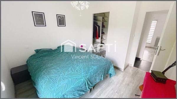 Maison de Plain-pied de 113m² sur 600 m² - 4 Ch - Garage - Jardin - au Calme