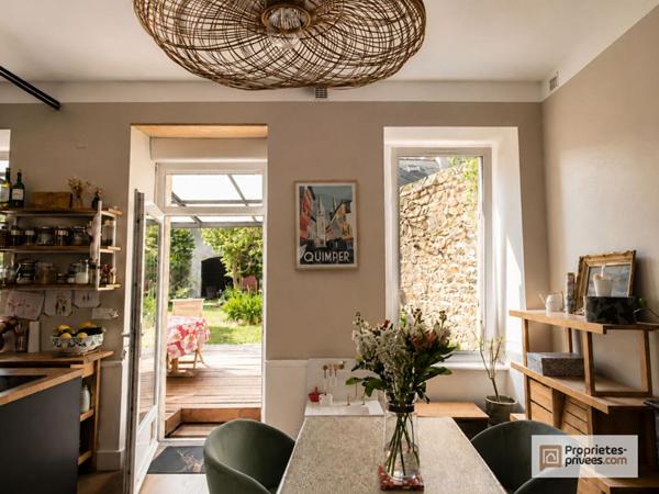 Quimper Centre : Duplex 160 m² avec jardin, studio indépendant et dépendance