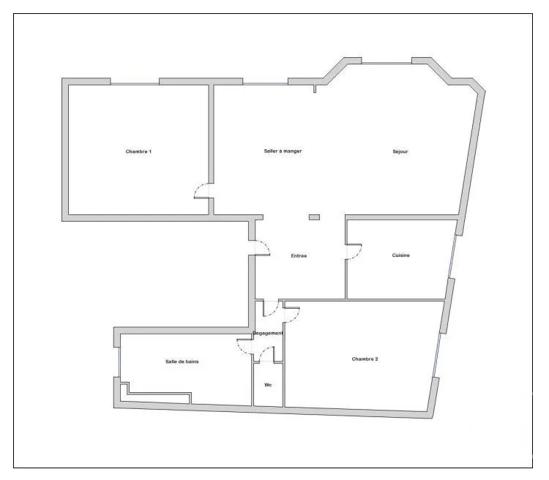 Appartement F3 à vendre  3 pièces - 71 m 2   MONTROUGE  - 92
