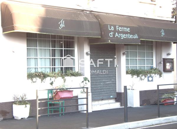 FONDS DE COMMERCE " RESTAURANT GASTRONOMIQUE" BORD DE SEINE