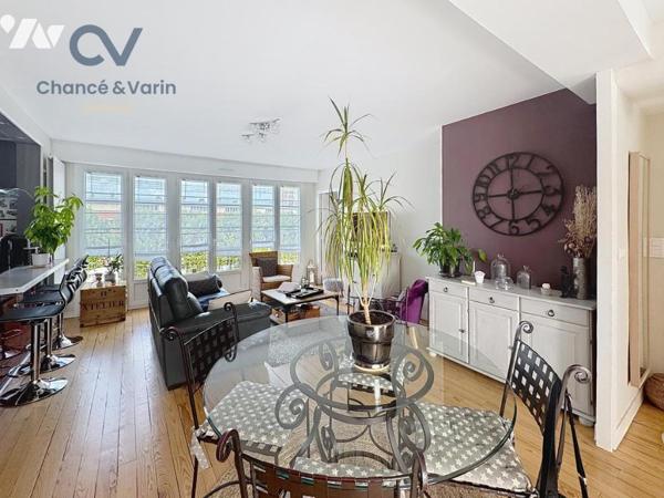LISIEUX Centre Appartement traversant et lumineux de 77m² 