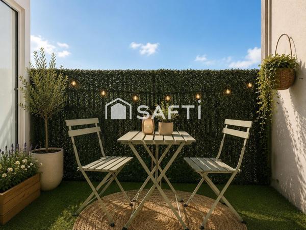 Appartement 2/3 chambres, balcons, parking et cave