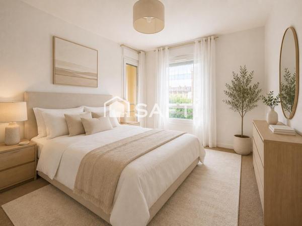 Appartement 2/3 chambres, balcons, parking et cave