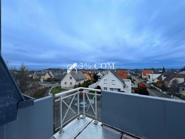3%COM Beau F2 avec terrasse- garage - parking et cave  Brumath (67170)