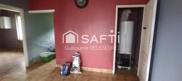A Frévent maison à réconfortée avec beaucoup de potentiel et un terrain de 400m² à réinventer