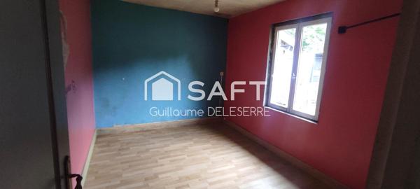 A Frévent maison à réconfortée avec beaucoup de potentiel et un terrain de 400m² à réinventer