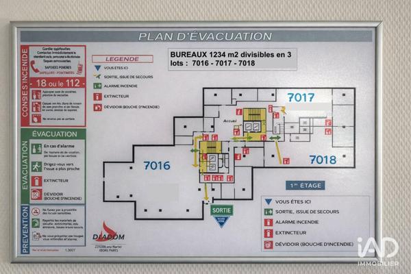 Bureaux à vendre 1 236 m² Saint-Cloud